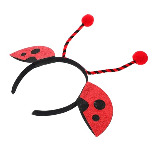 UKCOCO Marienkäfer Stirnband Insekten Cartoon Kopfschmuck Party Kopfbedeckung Für Junge Mädchen Und Erwachsene Kostüm Accessoire Für Fotoshootings Und Feste von UKCOCO