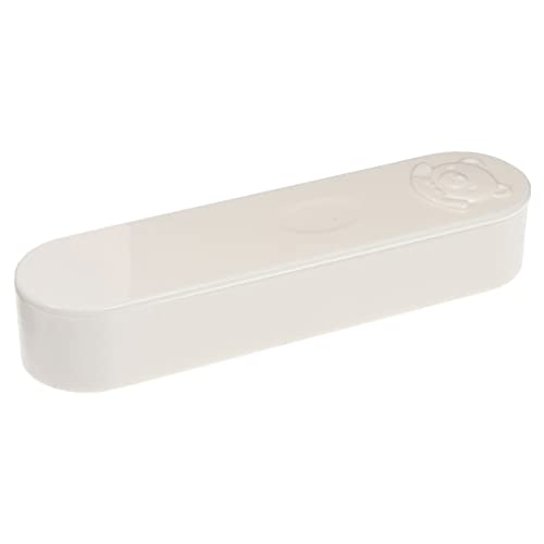 UKCOCO Mini Wattestäbchen Box Tragbarer Süßer Wattestäbchenhalter mit Bärenmuster Praktischer Organizer für Unterwegs Leichtes Material für Reisen und Badezimmeraufbewahrung von UKCOCO