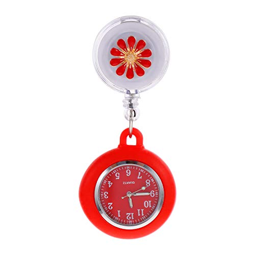 Taschenuhr Für Krankenpfleger Modische Und Robuste Uhr Mit Einziehbarem Clip Für Das Personal von UKCOCO
