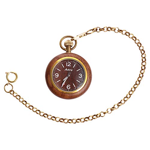 UKCOCO Mode Taschenuhr 1pc Quarz Halskette Uhr Dekoration Vintage Style Mechanische Taschenuhr von UKCOCO