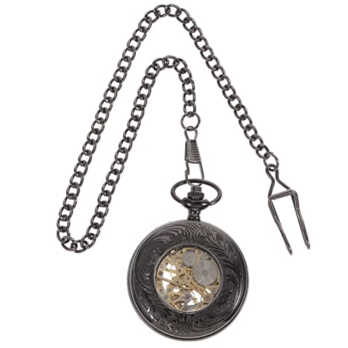 UKCOCO Mechanische Taschenuhr Für Herren Und Damen Mit Abnehmbarer Kette Runder Zifferblatt Im Vintage-Stil Automatische Aufzug Langlebiges Kupfer Und Edelstahl Stunden Anzeige UKCOCO Mechanische Taschenuhr Für Herren Und Damen Mit Abnehmbarer Kette Runder Zifferblatt Im Vintage-Stil Automatische Aufzug Langlebiges Kupfer Und Edelstahl Stunden Anzeige von UKCOCO