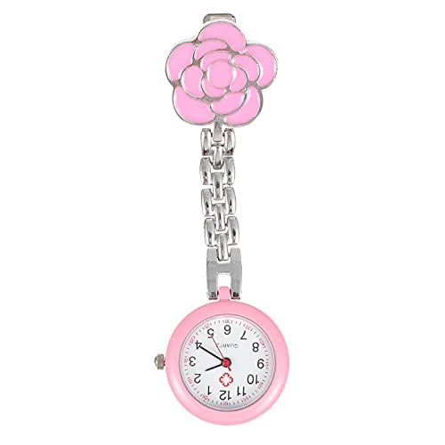 UKCOCO Modeuhr Praktische Schwester Uhren Bequeme Hand Clip- on Einziehbare Taschenuhr von UKCOCO