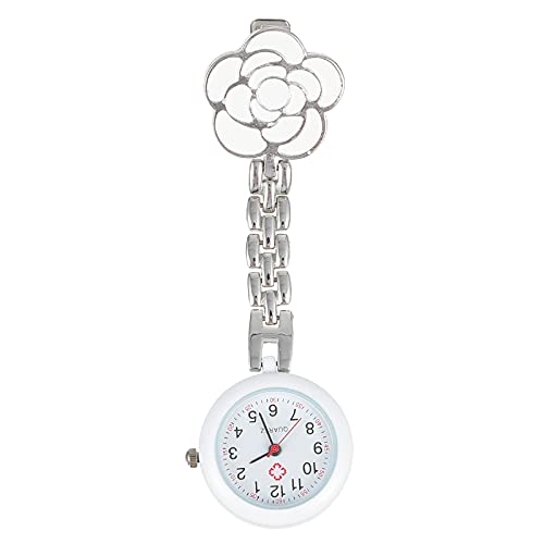 UKCOCO Modeuhr Praktische Schwester Uhren Bequeme Hand Clip- on Einziehbare Taschenuhr von UKCOCO