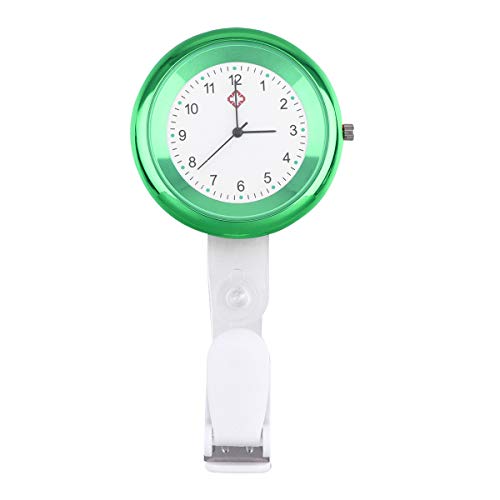 UKCOCO Modeuhr Schicke hängende Uhr Doctor Pocket Watch Quarzwerk Nurses Watch für Geburtstag Muttertagsgeschenk (grün) von UKCOCO