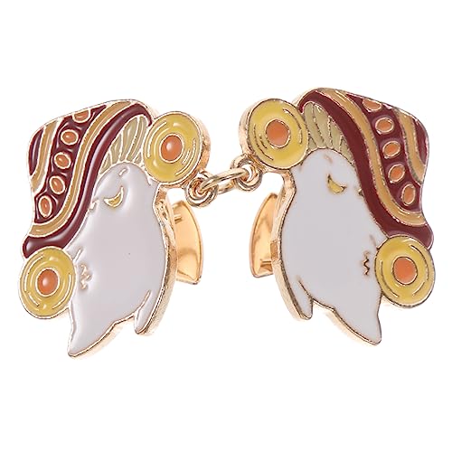 UKCOCO Mushroom Brosche Clip Süßer Pilz Anstecker für Damen Modischer Schal und Kragenclip Glatte Oberfläche Vielseitig für Pullover Kleid Mantel Geschenkidee für Frauen und Freundinnen von UKCOCO