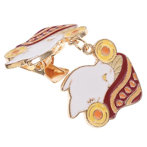 UKCOCO Niedliche Pilz Brosche Cardigan Clip aus Farbig Emailliert Sicherer Schal und Strickjacken Clip für Damen Wiederverwendbares Modeschmuck Accessoire für Alltag und Festlichkeiten von UKCOCO