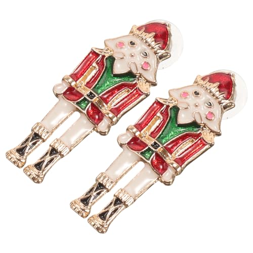UKCOCO Nutcracker Ohrringe Cartoon Design Leichte Ohrstecker Damen Schmuck Alltag Party von UKCOCO