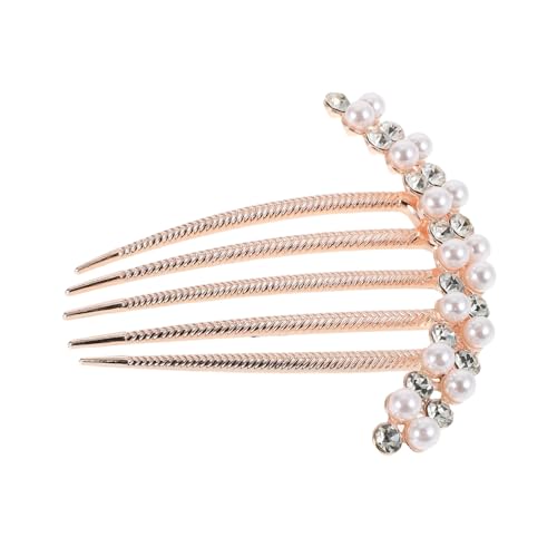 UKCOCO Perlen Haarschmuck Mit Strasssteinen Haarnadeln Im Vintage Stil Chinesischer Haarstab Mit Kunstperlen Haarkamm-clips Für Damen Und Hochzeiten von UKCOCO