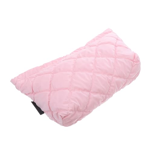 UKCOCO Quilted Kosmetiktasche Damen Gestepptes Make Up Täschchen mit Großem Fassungsvermögen Faderesistentes Gestepptes Design Praktische Aufbewahrung für Reisen Büro und Partys von UKCOCO