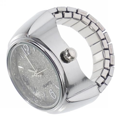 UKCOCO Ringuhr Mädchenuhr Vintage-Ring Vintage- Vintage-Fingeruhr Fingeruhr Ring-Mini-Ringuhren Quarz-Ringuhr Lässige Fingeruhr Quarz-Fingeruhr Zinklegierung von UKCOCO
