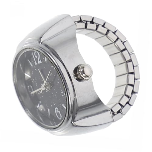 UKCOCO Festgeschenk Ringuhr Timer für Mädchen - Minimalistische Digitale Uhr für Männer - Modische Quarzuhr mit Ziffern von UKCOCO