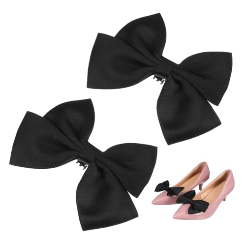 UKCOCO Schleifen Schuhclips Hochzeit Party Bowknoten Schuhschnalle DIY Schuhschmuck Zubehör für Damen Abnehmbar Einfach zu Befestigen Langlebig und Elegant von UKCOCO