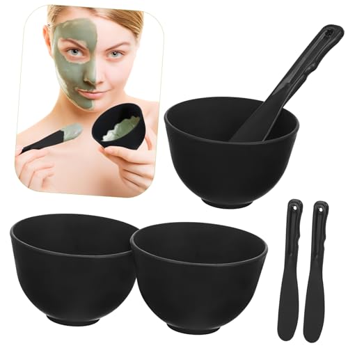 UKCOCO Silikon-gesichtsmaske-mixing-bowl Applikatorspatel Für Diy-maskenherstellung Tiefes Schalen-design Für Gründliches Mischen Wiederverwendbar Für Beauty-routine Und Spa-zubehör von UKCOCO