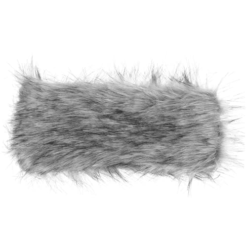 UKCOCO Simuliertes Pelz Stirnband für Frauen Elastisch Warm für Herbst Winter Haarband oder Kopfschmuck Stilvolle Stirnbanddekoration von UKCOCO