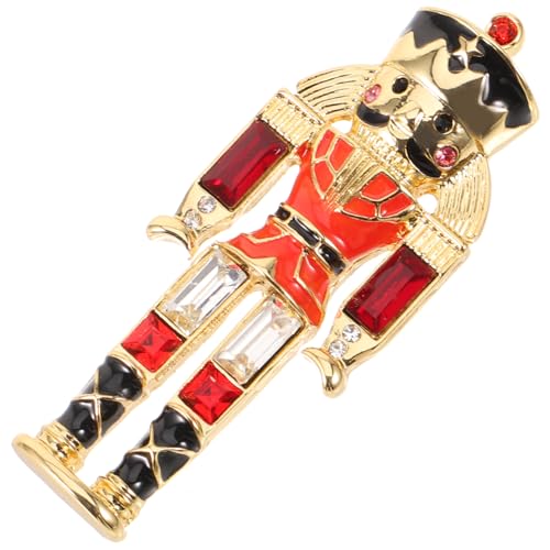 UKCOCO Soldat Brosche Metall Anstecknadel Dekorative Kleidung Pin Rote Lustige Lapel Brosche Festliche Mode Accessoire für Hut Schal Rucksack von UKCOCO