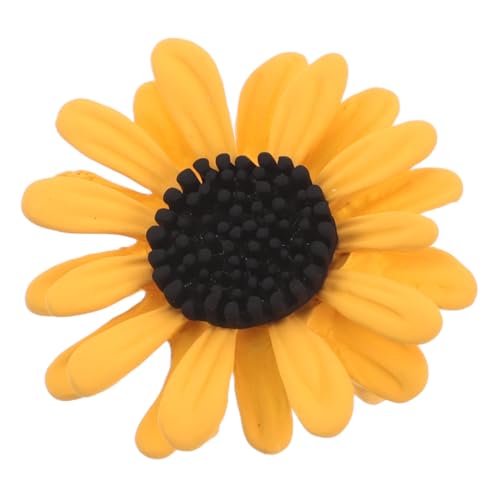 UKCOCO Sonnenblume Brosche Damen Anstecknadel aus Legierung Stilvoller Schmuck für Kleidung Sicherer Halt Raffinierte Handwerkskunst Modisches Accessoire für Pullover und Blazer von UKCOCO