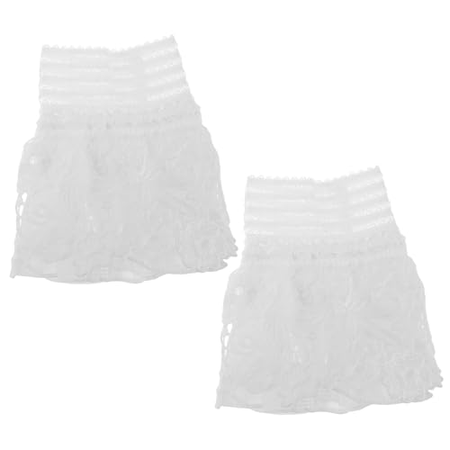 UKCOCO Spitzenmanschetten Abnehmbare Fake Manschetten für Damen Pullover Jacken Vielseitig Einsetzbar Stilvolle Ärmelverzierung von UKCOCO