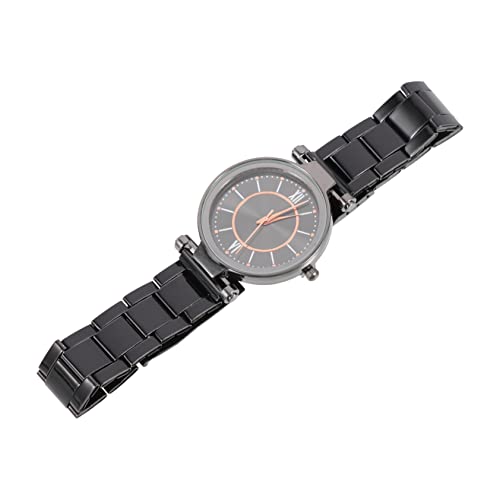 UKCOCO Quarzuhr Mit Stahlband Lässige Damenuhren Freizeituhr Für Damen Stylische Damenuhr Kinder Schauen Zu Dekorative Damenuhr Filigrane Armbanduhr Betrachten Glas Schmuck von UKCOCO