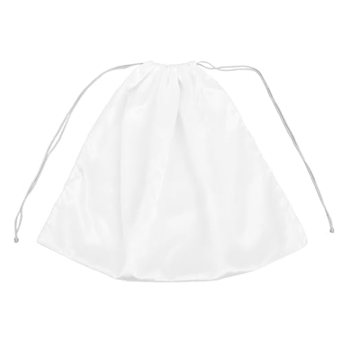 UKCOCO Staubbeutel -Organizer-aufbewahrung Schuhbeutel Stiefel Handtasche Aufbewahrungstasche Seidenbeutel Mit Kordelzug Reiseschuhtasche Geldbörse Polyester Weiß von UKCOCO