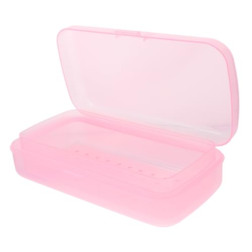 UKCOCO Sterilisator Box für Nagelknipser und Nagelkunstwerkzeuge Abnehmbares Tablett Langlebig und Leicht zu Reinigen Multifunktionaler Nagelpflege Organizer für Saubere Ausstattung von UKCOCO