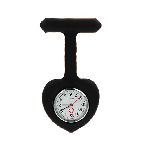 UKCOCO 1stk Schwesterntisch Arzt Beobachten Uhr in Herzform Bequeme Krankenschwesternuhr Schwesternuhr Aus Silikon Riemenmaterial: Kunststoff Pin-typ Studentische Nutzung von UKCOCO