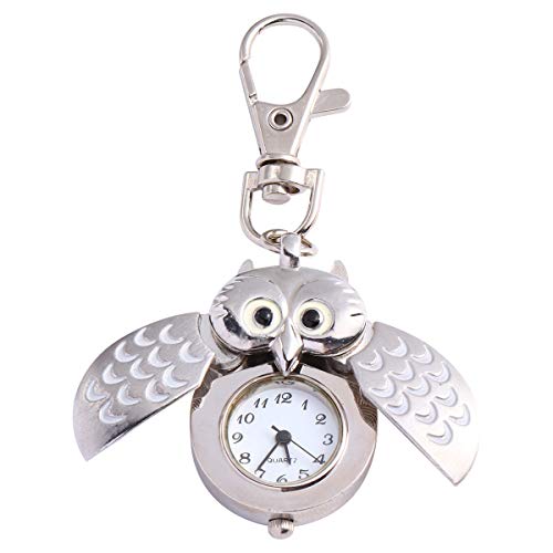 UKCOCO Stilvolle Uhr 1pc Retro Owl Shape Taschenuhr Schöne hübsche Spreading Wings Owl Taschenuhr von UKCOCO