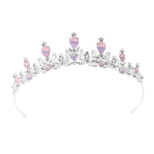 UKCOCO Strass Braut Tiara Stirnband Krone Haarschmuck Hochzeit Kopfschmuck Für Partys Valentinstag Geburtstage Jubiläen von UKCOCO