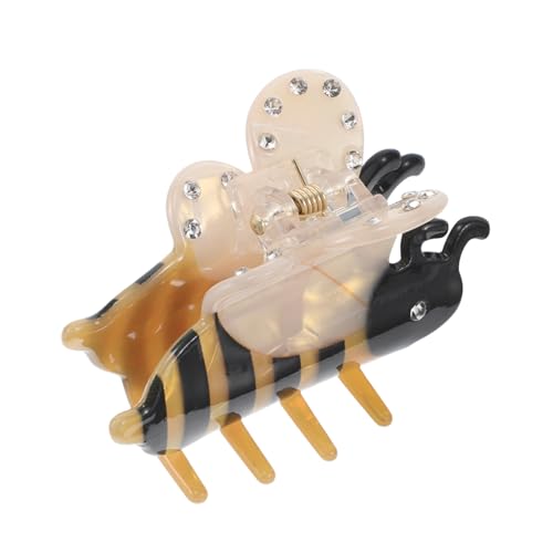UKCOCO Honigbienen Haarspangen aus Acetat Niedliche Insekten Haarspangen Rutschfeste Clips für Frauen Vielseitiges Haar Accessoire Stylisches Cartoon Design von UKCOCO