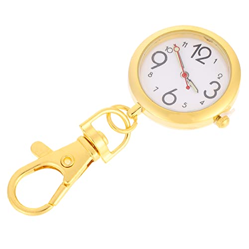 UKCOCO Taschenuhr Mit Schlüsselanhänger Praktische Uhr Langlebig Und Modisch Für Pflegekräfte Und Ärzte Klare Anzeige Kreative Form von UKCOCO
