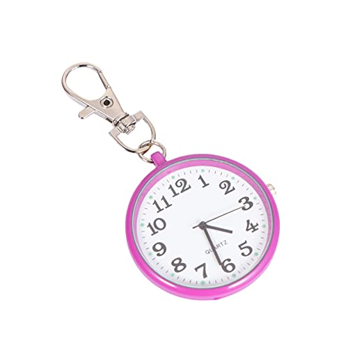 UKCOCO Armbanduhr-Alternative Taschenuhr mit Schlüsselschnalle Runde Taschenuhr Keychain Uhr Tragbare Unisex Halskette Watch Brosche FOB Watch für 2022 Abschlussstudenten Geschenke von UKCOCO