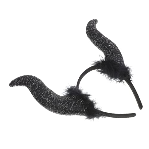UKCOCO Haarreifen Mit Teufelshörnern Für Halloween Cosplay-hörner-stirnbänder Aus Hochwertigem Material Leicht Und Lichtecht Für Partys Und Kostüme von UKCOCO