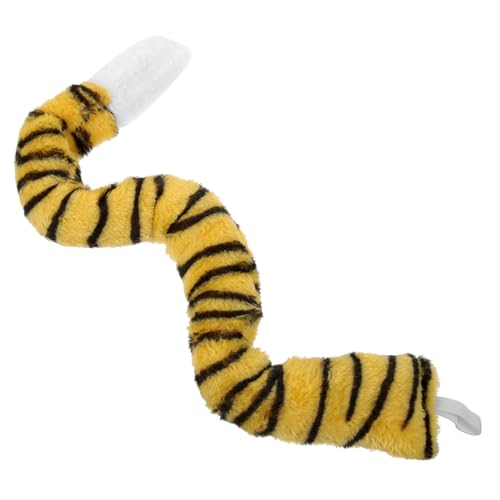 UKCOCO Tierischer Tigerschwanz für Cosplay Lustiger Halloween Tails Requisite für Tierkostüme Partys Fotoshootings von UKCOCO