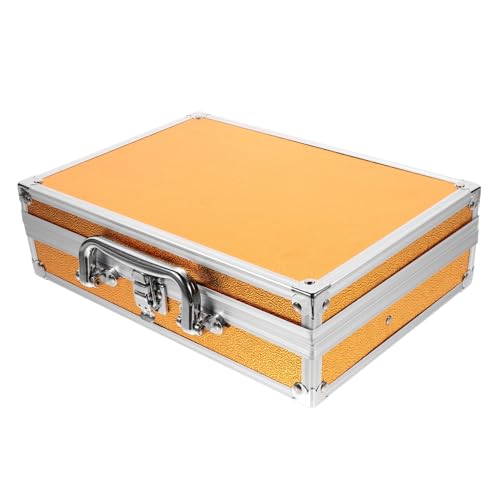 UKCOCO Tragbare Aufbewahrungsbox für Maniküre und Ohrpflege Aluminium Werkzeugkoffer mit Lock für Unterwegs Langlebig und Praktisch für Kosmetik Organizer Vielseitig Einsetzbar UKCOCO Tragbare Aufbewahrungsbox für Maniküre und Ohrpflege Aluminium Werkzeugkoffer mit Lock für Unterwegs Langlebig und Praktisch für Kosmetik Organizer Vielseitig Einsetzbar von UKCOCO