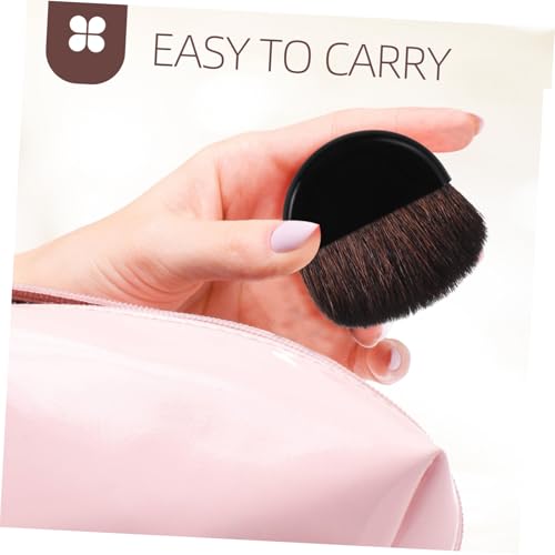 UKCOCO Tragbarer Flacher Blush Pinsel Nylonhaar Multifunktional für Weicher Hautfreundlicher Make Up Pinsel für Damen für Reisen und Tägliche Anwendung von UKCOCO