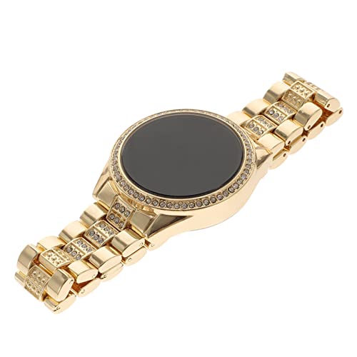 UKCOCO Trendige Armbänder Uhr Strass Dekor Mädchen Armbanduhren Mode Uhren Für Uhr Armbanduhr Dekor Stilvolle Damenuhr Blaues Licht Frau Mosaik Glas LED Dekor Diamantarmband von UKCOCO