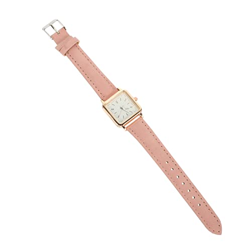 UKCOCO Uhr Damen Digitaluhren Mädchen Digitaluhr Damenuhrenarmbänder Damenuhr Damen Armbanduhr Armbanduhr Uhrenverzierung Erwachsene Armbanduhr Damen Lässige Uhr Rosa Glas von UKCOCO