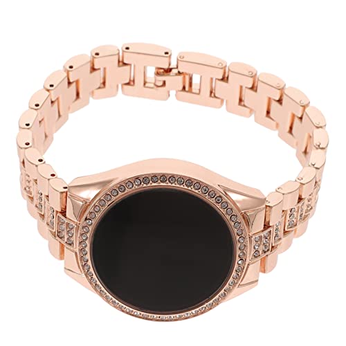 UKCOCO Strass Damenuhr Armbanduhr Stilvolle Uhr Für Damen Exquisiter Zeitmesser Mit Strasssteinen Metallarmband Für Freizeit Und Partys von UKCOCO