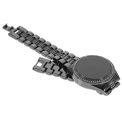 UKCOCO Anschauen Frauen Digitaluhren Modische Strassuhr Led-digitaluhr Strass-digitaluhr Freizeituhr Lässige Uhr Frauen Exquisite Uhr Digitale Uhren Wasser Damen Glas Dropshipping Armband von UKCOCO