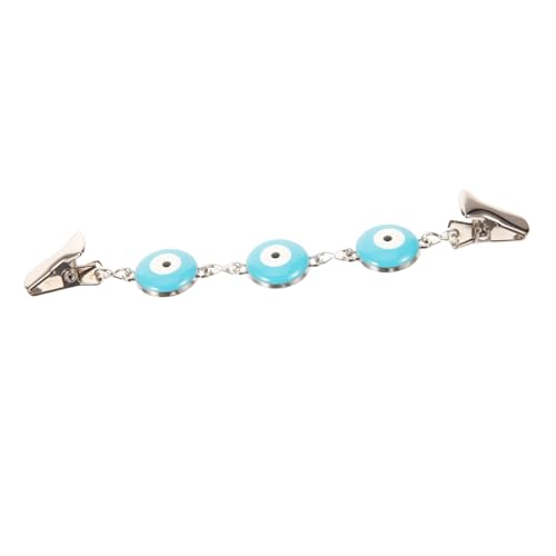 UKCOCO Vintage Pullover Clip mit Evil Eye Design Metall Cardigan Broschennadel Modischer Cinch Clip für Kleider Schals Strickjacken und Kragen Langlebig und Farbbeständig für Damen und von UKCOCO