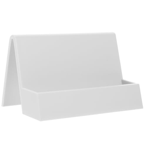 UKCOCO Visitenkartenständer Robustem Stabiler Kartenhalter für Schreibtisch Transparent für Bürobedarf und Home Office Visitenkarten Organizer von UKCOCO