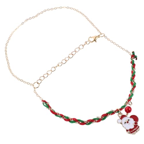 UKCOCO Weihnachtliches Handgefertigtes Armband Damen Herren Schmuck Weihnachtsmann Wrist Chain Festliche Geschenkidee für Frauen und Männer UKCOCO Weihnachtliches Handgefertigtes Armband Damen Herren Schmuck Weihnachtsmann Wrist Chain Festliche Geschenkidee für Frauen und Männer von UKCOCO