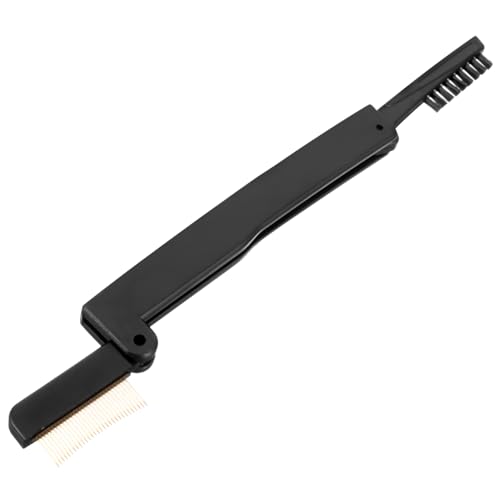 UKCOCO Wimpernkamm Doppelseitige Wimpernbürste Faltbares Make Up Tool Tragbarer Wimpernkamm für Damen für Zuhause und Unterwegs für Wimpern Trennung und Styling von UKCOCO