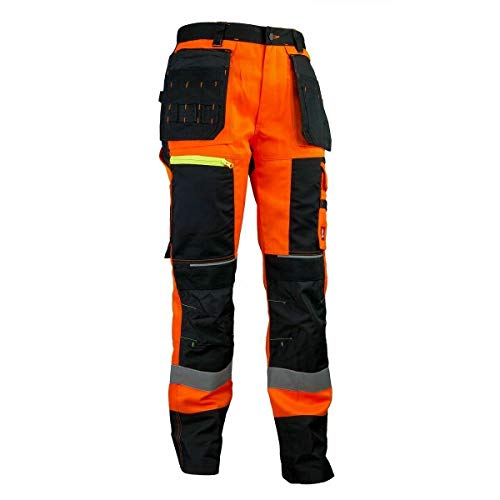 Profi Arbeitshose UKG-714 ORANGE Sicherheitshose Schutzhose Herrenhose Hose Warnschutzhose Bundhose Gartenhose Warnschutz Herren Garten Größe 48! Profi Arbeitshose UKG-714 ORANGE Sicherheitshose Schutzhose Herrenhose Hose Warnschutzhose Bundhose Gartenhose Warnschutz Herren Garten Größe 48! von UKG