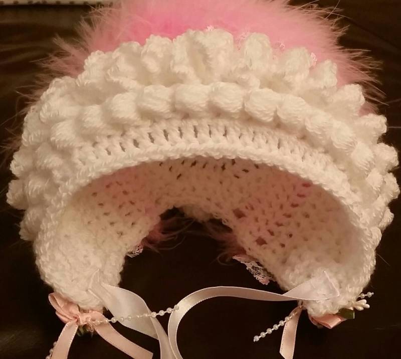 Baby Mädchen Häkelmütze 0-3 Monate Baby Mädchen Häkelmütze 0-3 Monate von UKHomemade4Babies