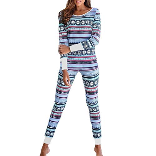 UKKD Pyjama Pyjamas Frauen Kleidung Winter Pijamas Frauen Pyjamas Set Baumwolle Nachtwäsche Lange Gitterhose von UKKD