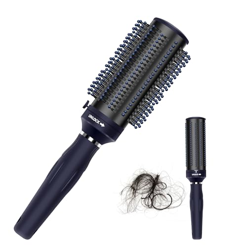 Reinigung Haar Bürste Kamm - Detangler Brush Runde Bürste für Haartrockner - Easy Clean Roller Haarbürsten für Frauen Männer Geburtstag Geschenke Reinigung Haar Bürste Kamm - Detangler Brush Runde Bürste für Haartrockner - Easy Clean Roller Haarbürsten für Frauen Männer Geburtstag Geschenke von UKLISS