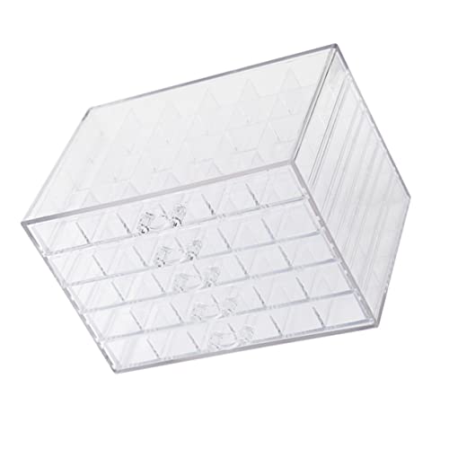 ULDIGI 120gitter Nagelspitzen Organizer Nähperlen Organizer Leere Fake Nails Box Mit Transparenten Fächer Für Maniküre-Accessoires Und Nägel von ULDIGI