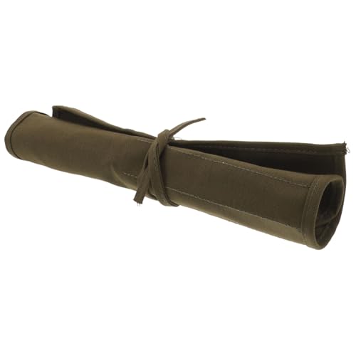 ULDIGI Rolltasche Für Pinsel 16 Taschen Rolltasche Aus Canvas Gerollte Pinseltasche Leicht Zu Tragender Organizer von ULDIGI