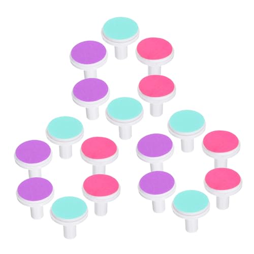 ULDIGI 18 Teiliges Nagelpolierer Zubehör Nagelpflegewerkzeug Nagelfeilen Pad Für Nageltrimmerköpfe Nagelschleif Ersatzpad Nagelschleifer Kind Nagelfeilen Pads Aus Kunststoff von ULDIGI