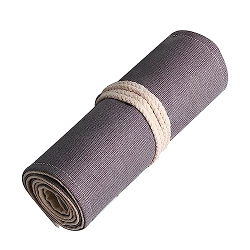 ULDIGI Tasche Organizer Für Stifte Handgefertigt Aus Canvas Mit Mehrfachfächern Tragbar Als Federmäppchen Für Bleistifte Kugelschreiber Und Marker von ULDIGI